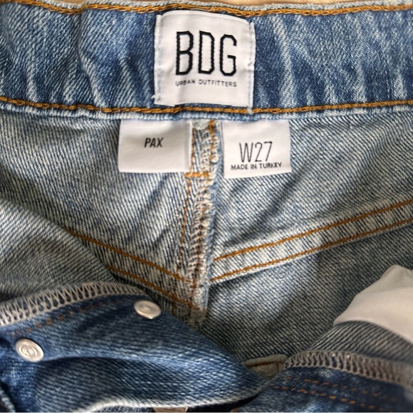 BDG Pax Mid Vintage Wash High-Waisted Denim Shorts Women’s 27 - Picture 5 of 8